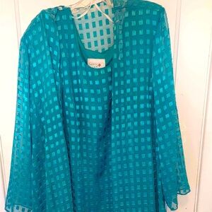 Turquoise Dress set size 24w